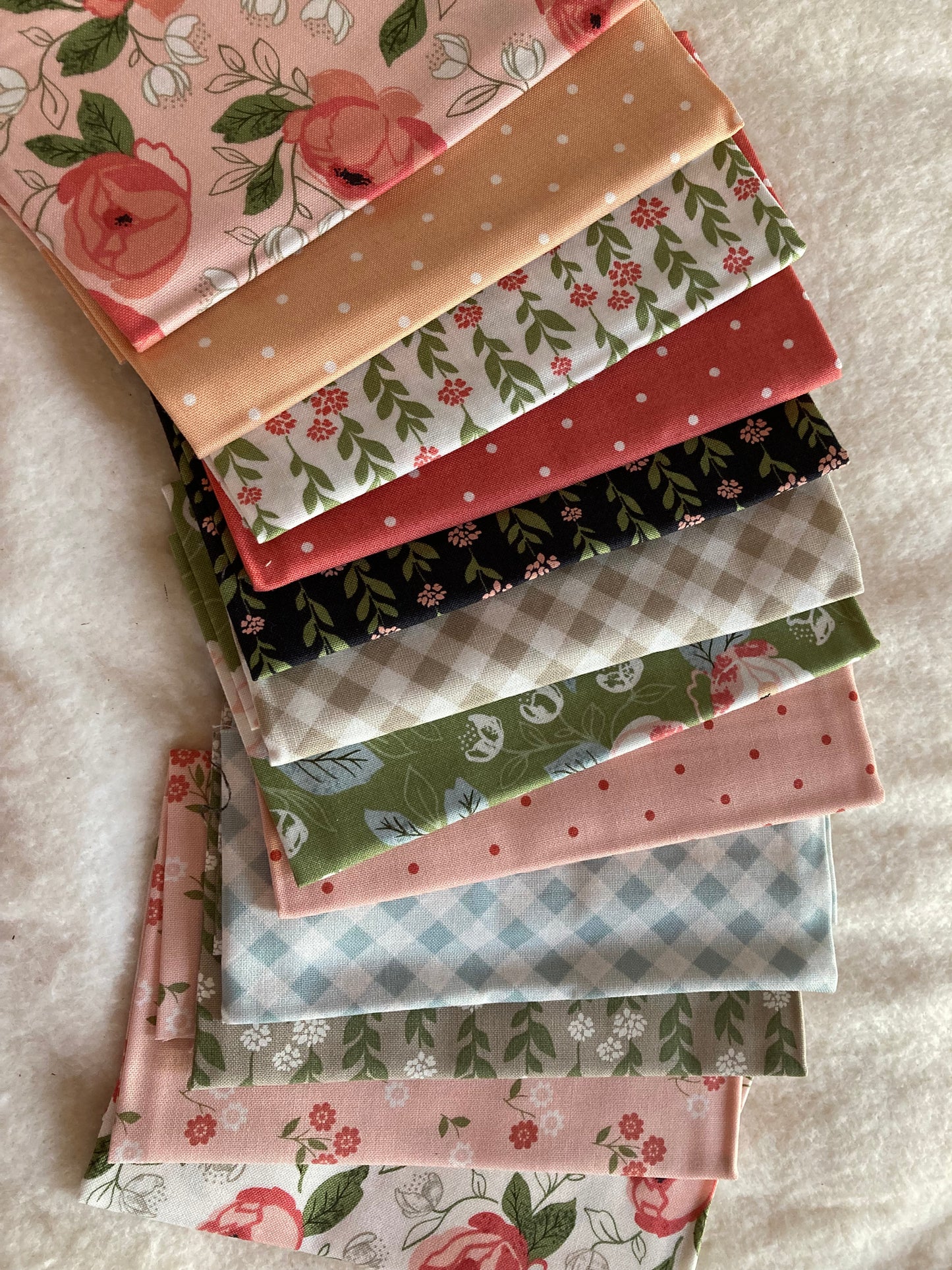 Fat Eighth Bundle Country Rose