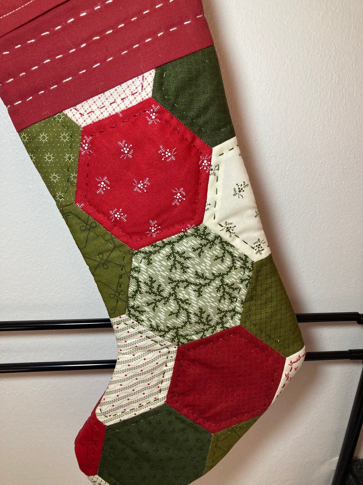 Hexie Stocking Kit - Cozy Wonderland