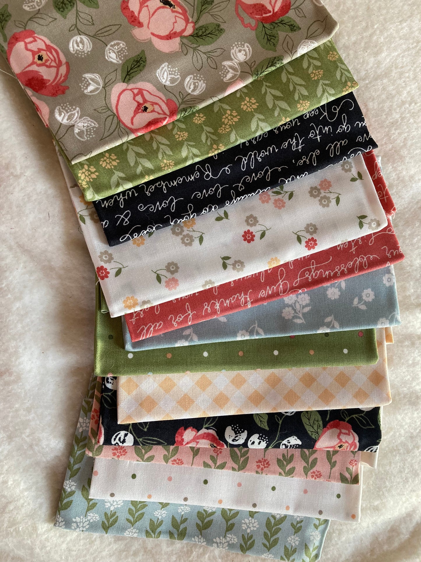 Fat Eighth Bundle Country Rose