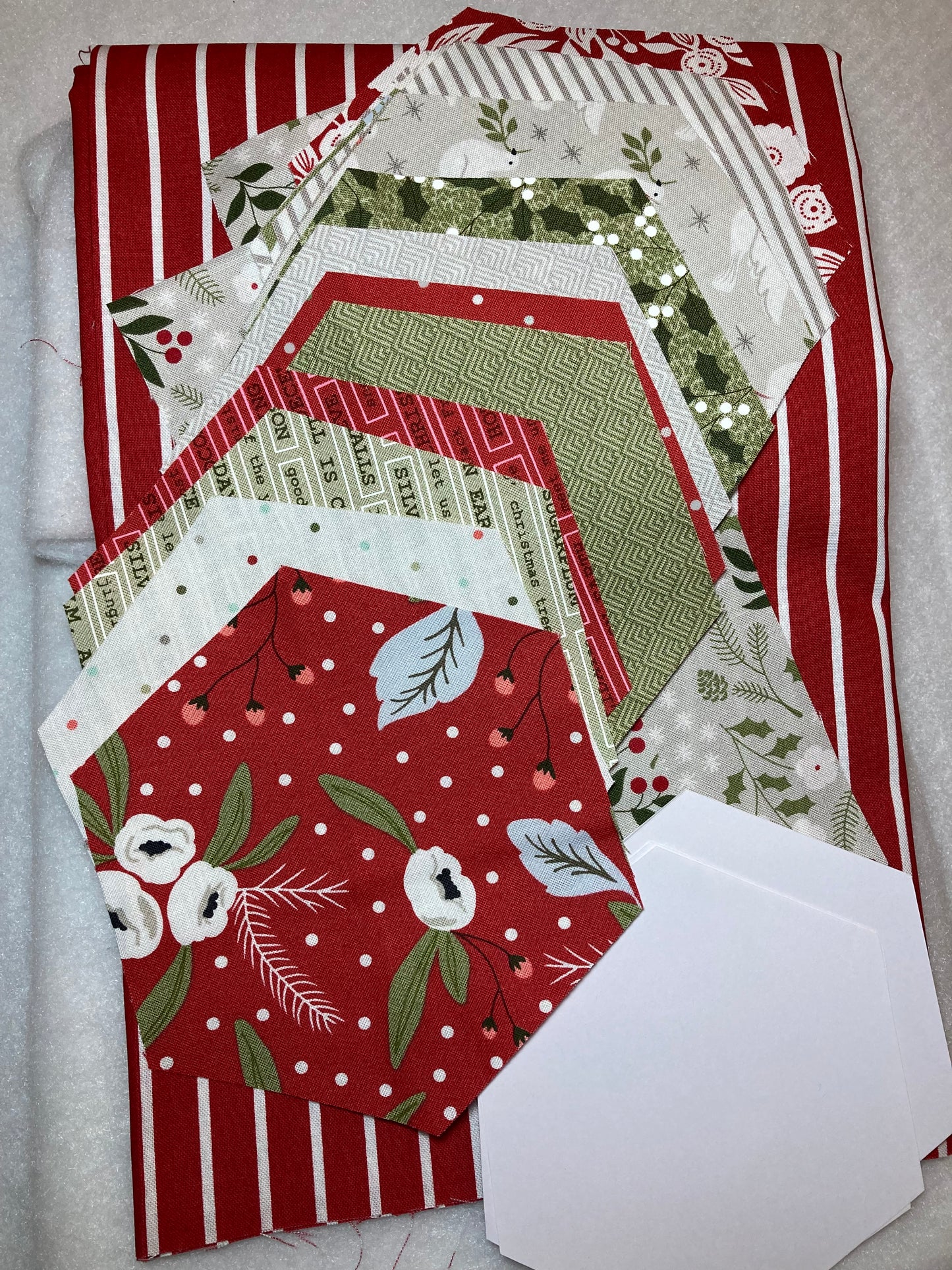 Hexie Stocking Kit - Christmas Eve/Morning