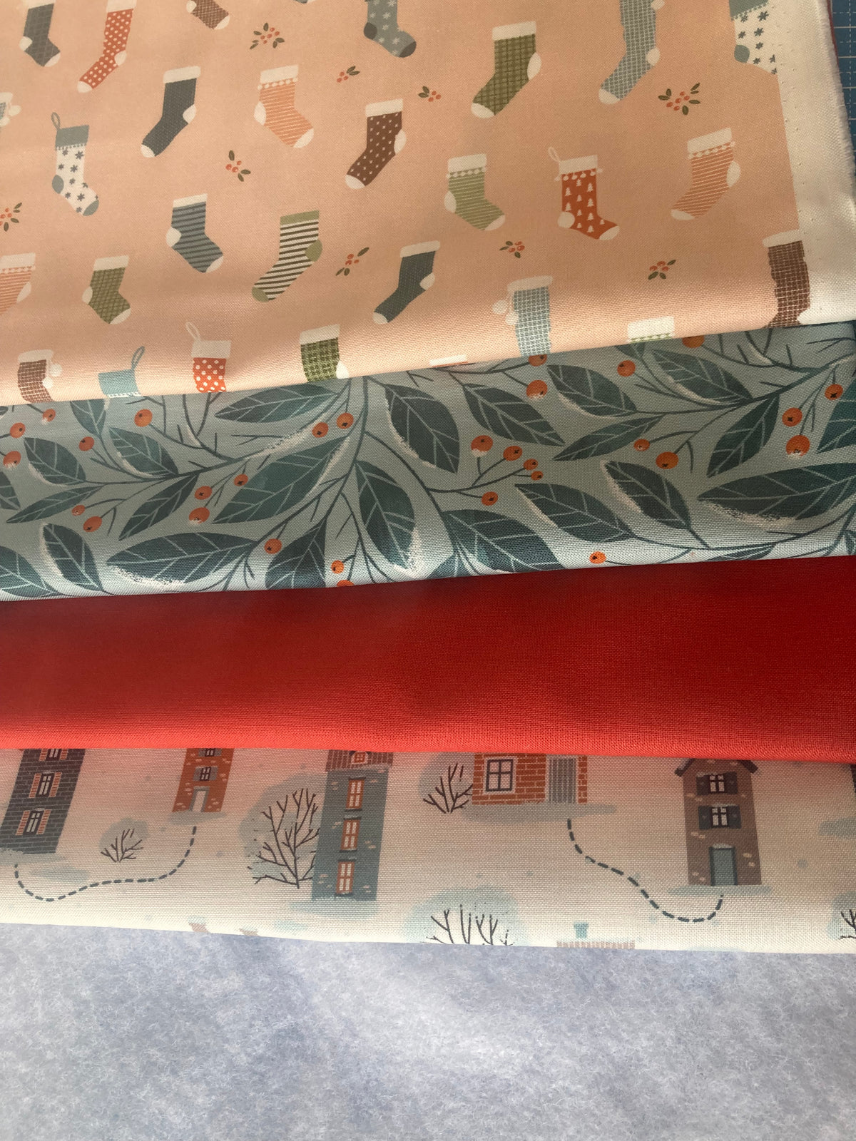 4 x 1/2m Bundle Purrfect Christmas