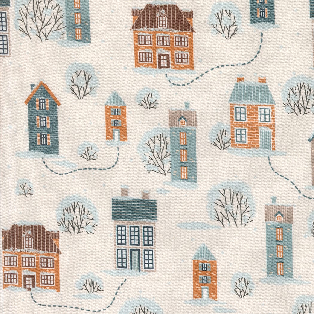 Purrfect Christmas Houses Print