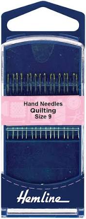 Hemline Hand Quilting Needles - Size 9