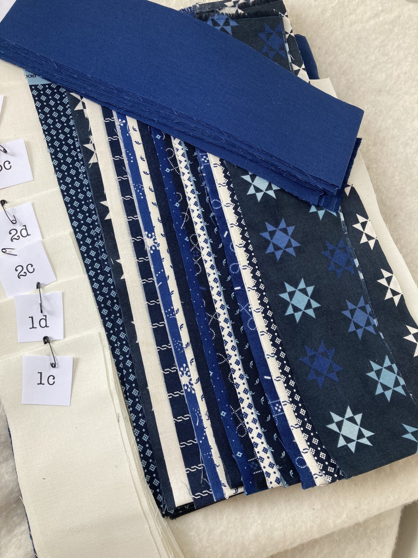 Jellyroll Square Throw Quilt Kit - Starlight Gatherings