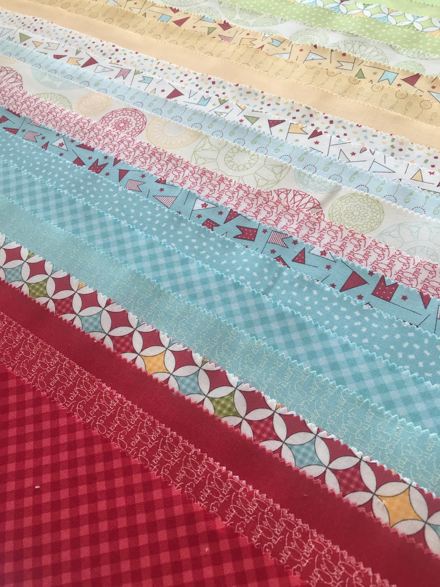 Jellyroll Square Throw Quilt Kit - Wishes