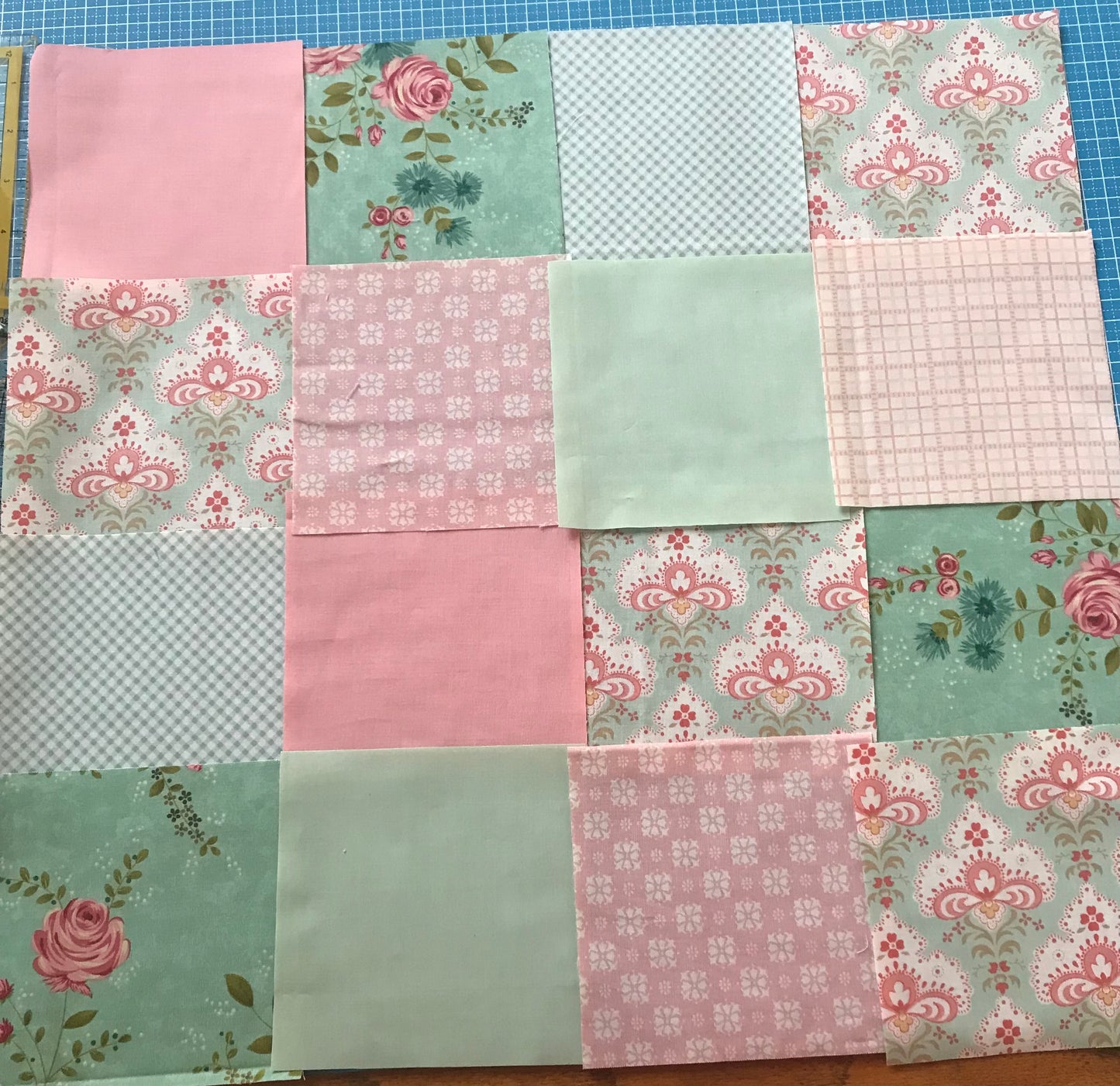 Patches 18” Cushion Kit - Aquas and Pinks